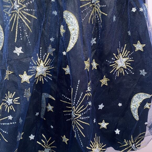 🔥MIDNIGHT WITCH COSTUME KIDS GIRLS SZ LARGE NEW - Picture 7 of 8